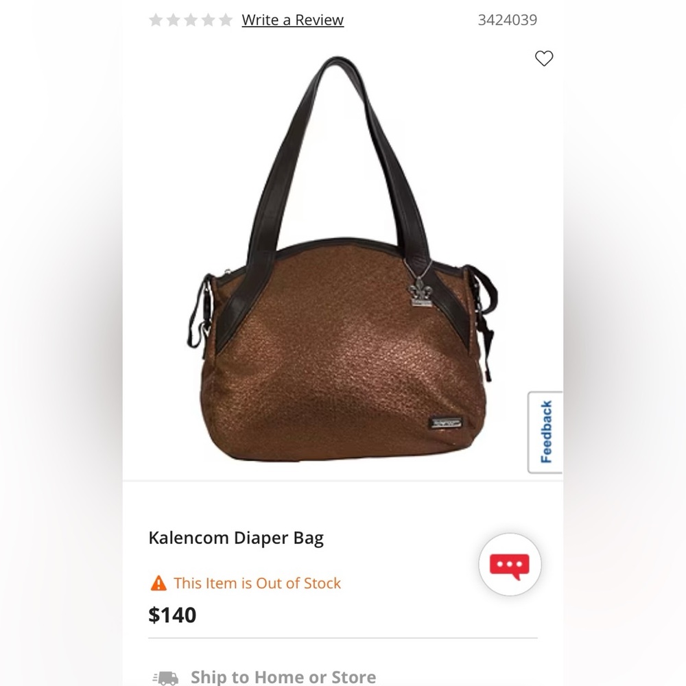 Have this brand nwt diaper bag